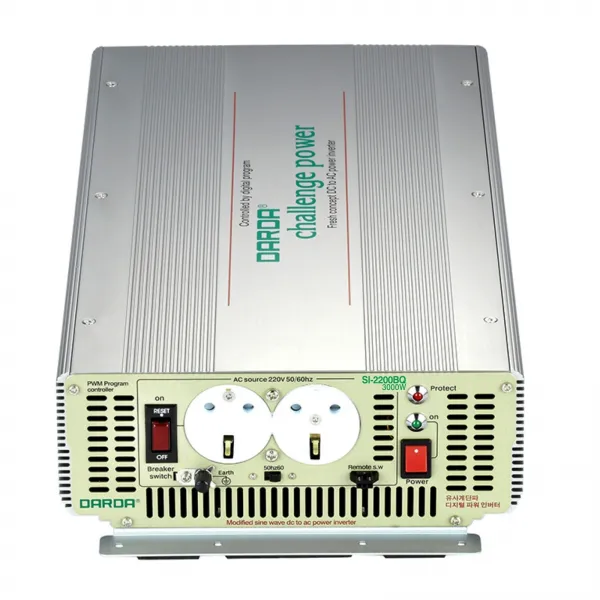 DARDA 차량용 인버터 SI-2200BQ 배터리 DC 24V 3000W 3kw 다르다 3k 피앤케이하이테크 국산정품 자동차용 안전인증