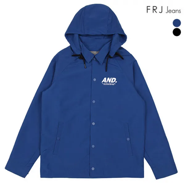 FRJ <유니> 후드 탈부착 라글란 코치 자켓 F91U-MM011