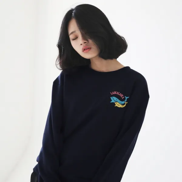  바보사랑 라이카라이카 투 월 맨투맨 Lkmt001 Nv