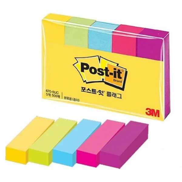 코코야 포스트잇 플래그 분류용 670-5UC 인덱스스티커