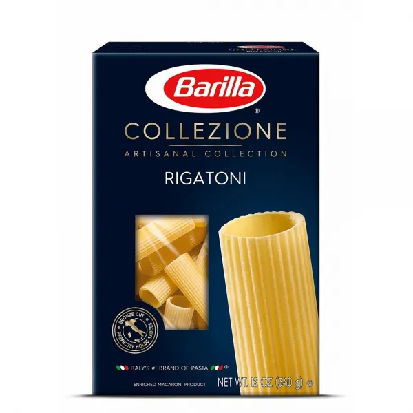 바릴라 Barilla Rigatoni 꼴라지오네 리가토니 340g 12팩, 1개