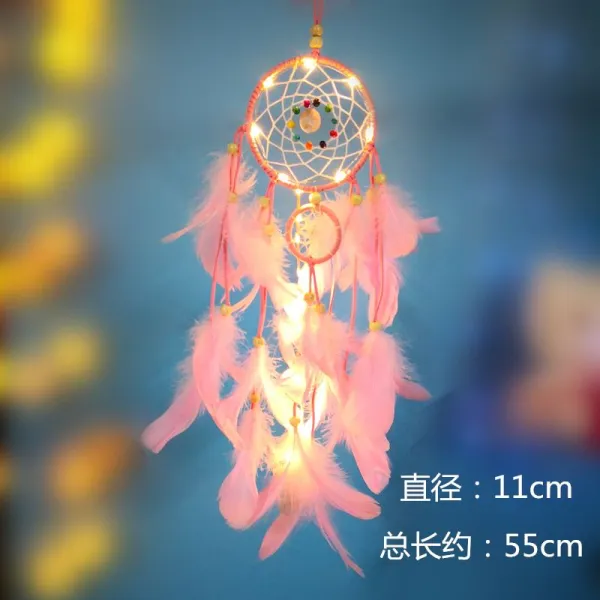 데이터글로벌 유니콘 소녀마음 모빌 후우링 풍경 풍령 숲 드림그물을 덮쳐 보완하다해머링 장식 작은 벽걸이 부품 풍채가 당대 으뜸이다 핑크 구매하면