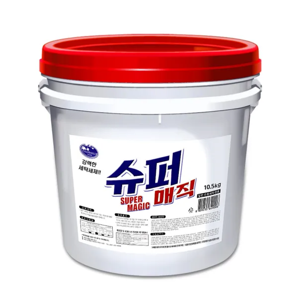 크린세상 슈퍼매직 가루세제 10.5kg 바스켓 1통 1개