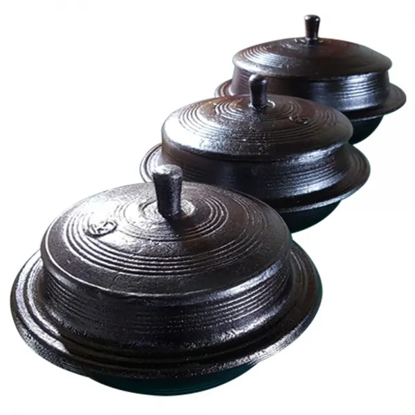 야철대장 길들인 무쇠가마솥 가정용 16인 28cm, 블랙