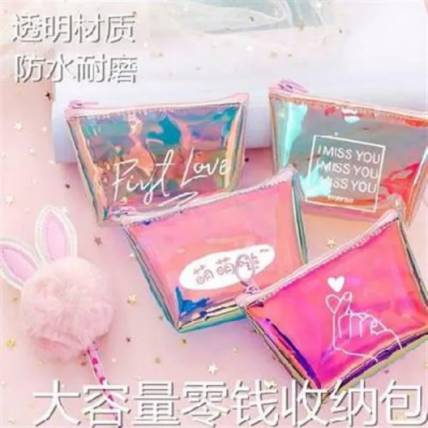 동전지갑 워터프루프 지갑 여 큐티 학생 잔돈 파우치