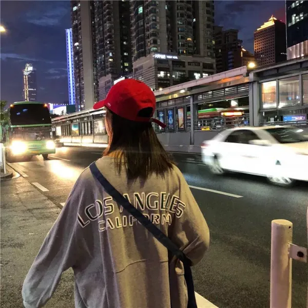 저렴한 와이드 루즈핏 맨투맨 waitmore 외초화 sec위 여 춘추 ins 트랙 bf 나태풍 얇은