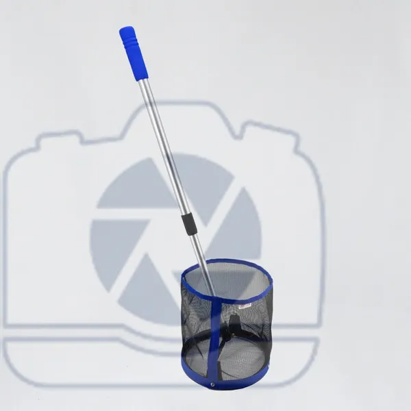 여기로on 탁구공닛타쿠 고르다 트레이닝 집합 볼기구 신기 심플 압축봉 수집기 테니스 그물 오래사용 하우스, J14-L5 -블루 원형 (밑부분 나
