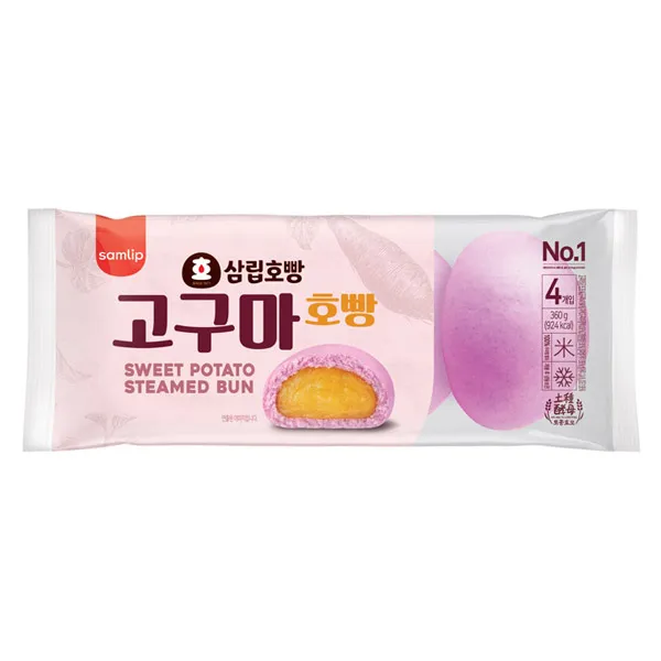 보아스몰 삼립 고구마호빵 4개입, 3봉, 360g