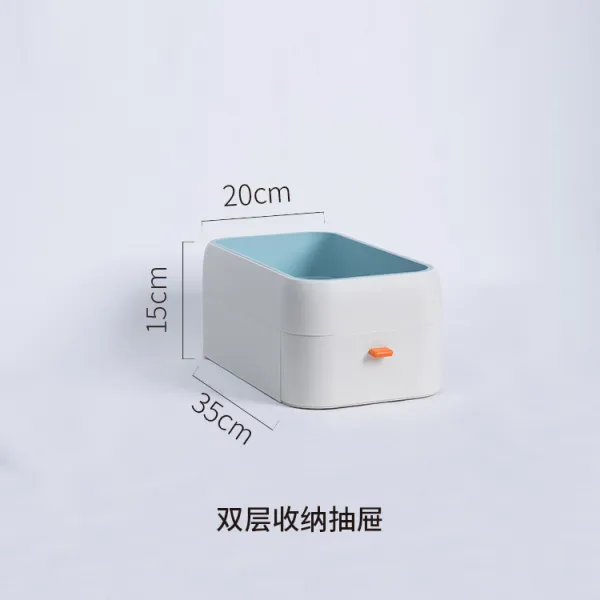 비너스월드 플라스틱수납함 상태 생활 북유럽테이블 면 레이어드 중첩 가능 서랍장롱 기숙사 메이크업 소품 정리 사이즈 상세한 견해 색상 도모함 더블레이어