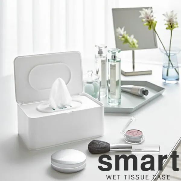 뒤치다꺼리 박스 smart 화이트 브라운 수납 잡화 yamazaki 야 마 키 실업, 1개, 0개