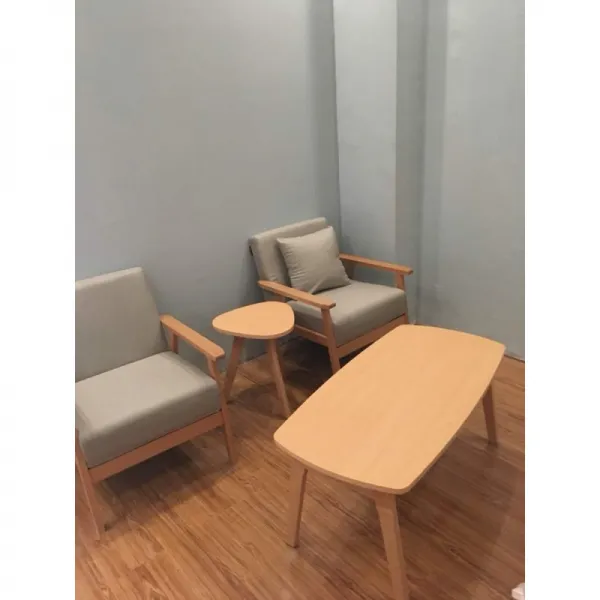 숏 소파 싱글 기대다 카페판 작은 거실 요리당 테이블 홑겹 티테이블 100 *50 *45 쿡밥 1