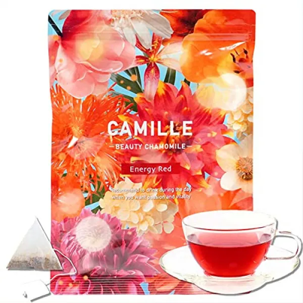 CAMILLE 허브 티 메디컬 하버리스트 블렌드 논카페인 티백 충분히 30일분(30포) 카모마일 | 로즈힙의 레드 에너지 레드 CAMILLE ハーブティー メディカルハーバリストブレ