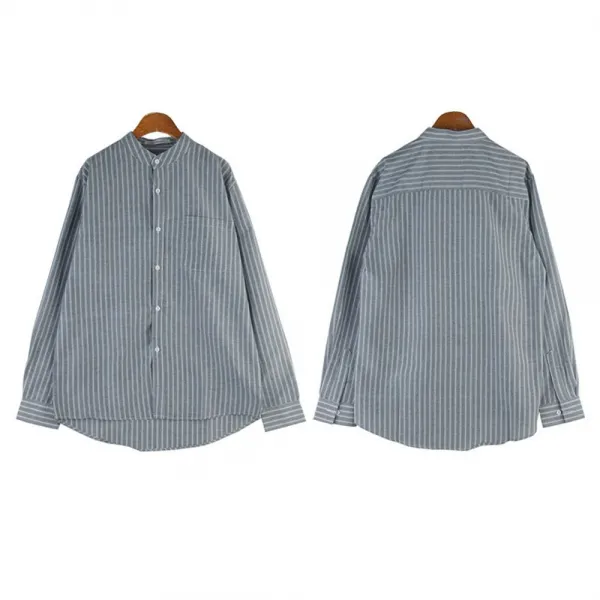 남자 봄셔츠 긴팔 남방 꽃샘추위 멋남 차이나카라 Ja+ >625cf1js 차이나셔츠