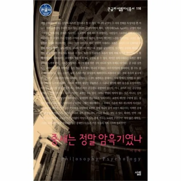 웅진북센 중세는 정말 암흑기였나 116 큰글자살림지식총서