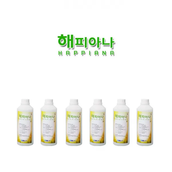 [신명] 리필용 소독액 해피아나 1리터-6개(무알콜), 단품