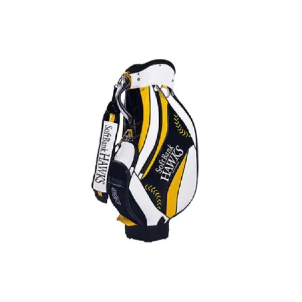 고향 납세 후쿠오카 소프트뱅크 혹스 캐디백 화이트×블랙×옐로우 후쿠오카현 후쿠오카 큐슈 고향 납세 지 _농림업상공업등 산업의 진흥 