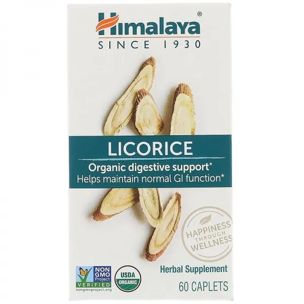 Himalaya 히말라야 감초 위장병 보조제 60 캡슐, 1개, 1