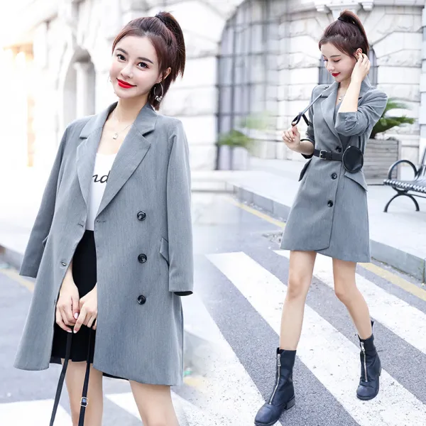 데일리룩 패션 시티캐주얼 3버튼 슬림 자켓