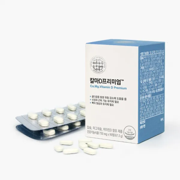 메타포뮬러 칼마D프리미엄 90정 뼈건강 칼슘 에너지 마그네슘 비타민D 이상적인 비율, 90정 (67.5g)