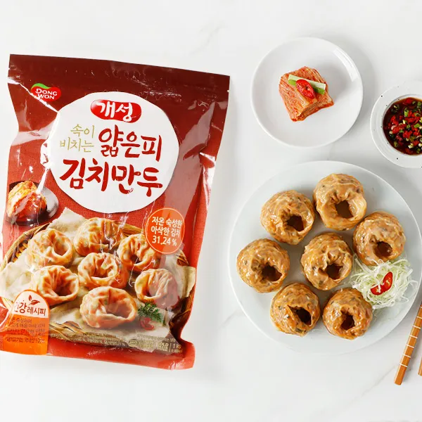 개성 얇은피 김치만두 1kg x 3개, 상세 설명 참조
