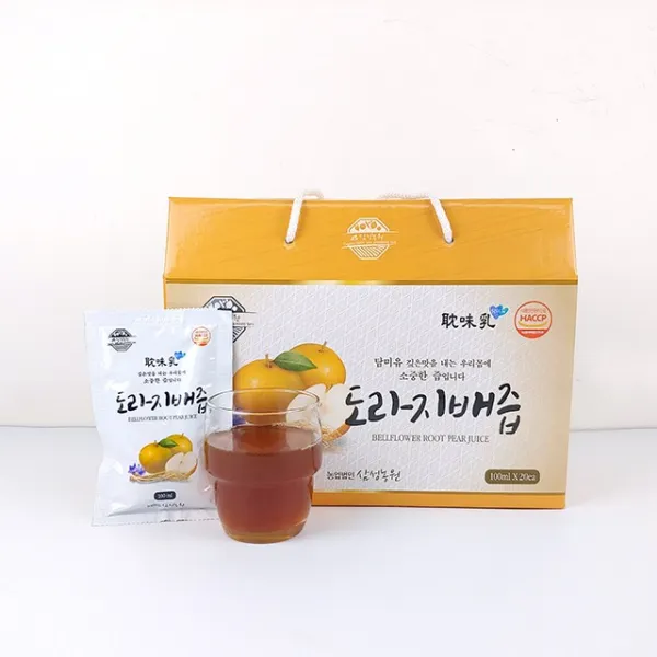 삼성농원 Haccp인증 탐미유 도라지배즙 파우치 100ml X 20포 1박스