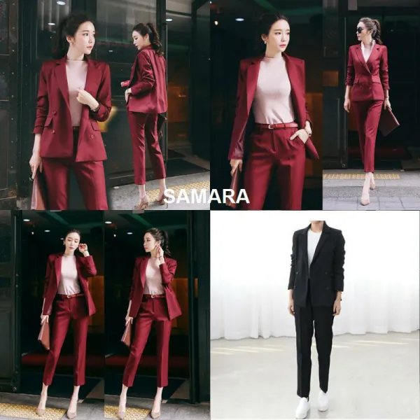 Qterra(특허브랜드) p190411504 여성 정장 세트 정장수트 세미정장