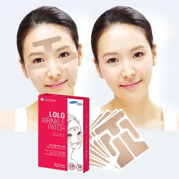 로로스키니 링클 페이스 패치 팔자 눈가 미간 주름관리 10매, 2box, 10매입