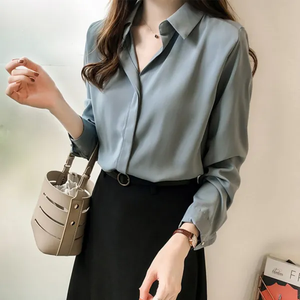 모리아 가을 여성 블라우스 루즈핏 AC