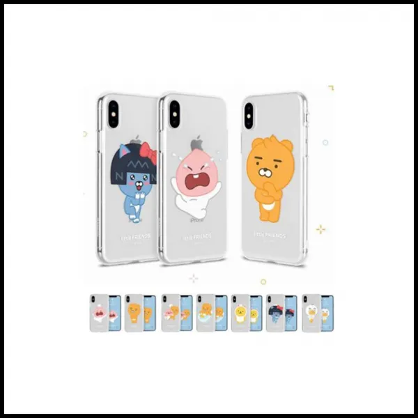 카카오 리틀프렌즈 Uv 투명젤리 케이스 스마트폰케이스 액세서리 Ziwg