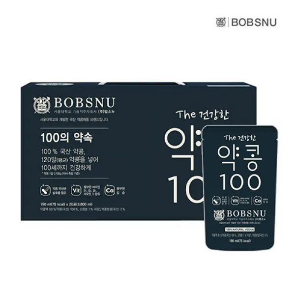 서울대공동개발 THE 건강한 약콩100 두유 20포, 없음, 상세설명 참조