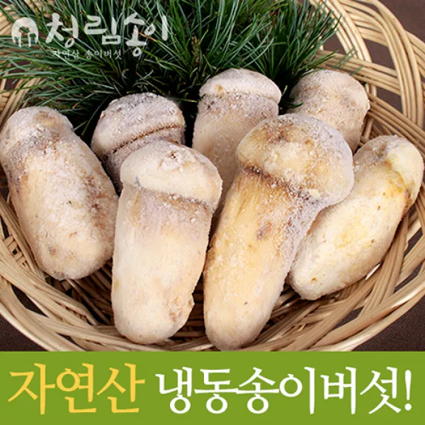 청림송이 능이 자연산 냉동송이버섯 특품 1개 냉동송이/As/1kg