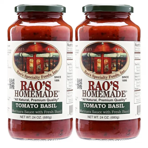 로아스 홈메이드 토마토 바질 파스타 소스 24oz(680g) 2팩 Rao's Homemade Pasta Sauce Tomato Basil, 1개