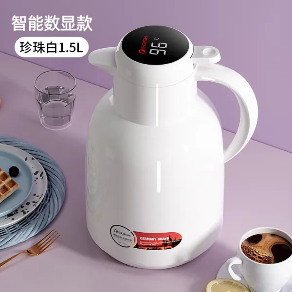 독일 EDISH가정용스마트 보온병 한방울 온수 주전자열 물이 끓다 대용량 유리 내부, T02-162720716475729967색상별