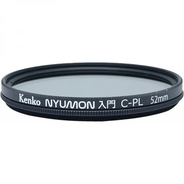 [해외 모델] Kenko 렌즈 필터 NYUMON 원형 PL 52mm 대비 반사 조정용 얇은 테두리 필리핀 제 역수입 제품, 1, 단일상품