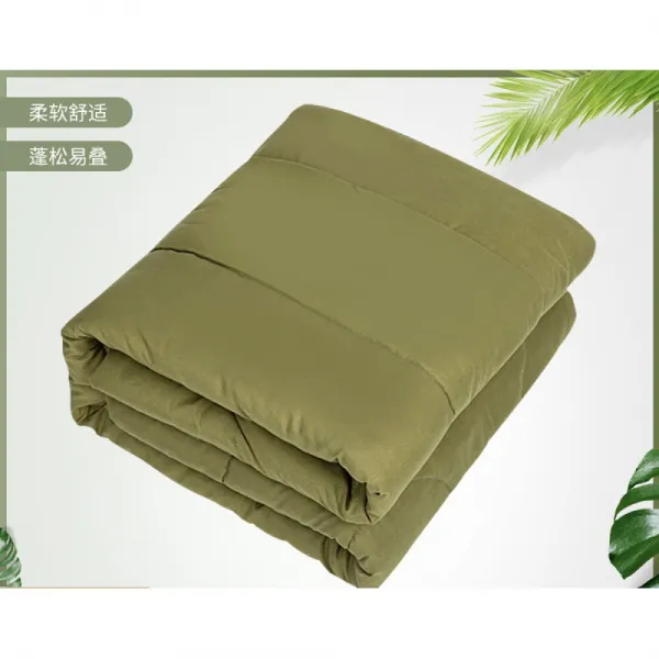  내무 이불 세트 이불 솜 이불 이불 이불 이불 이 군녹색 이불 전 면 나이 무 로 보 는 기숙사 1 인 군사훈련 이불 세트 알림: 다음 타 입의 먼지 판매 민용 이불 세트 