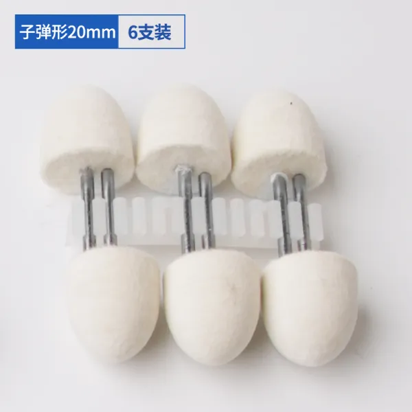 난산 맷돌질함 3MM 손잡이 라거울 금속 옥석 바퀴 전기연마 헤드, 20mm 탄환형 （6개 ）