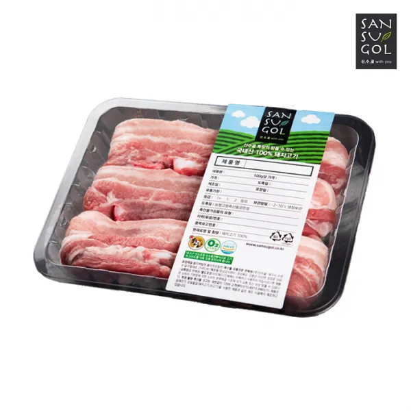 산수골목장 삼겹살 500g, 1팩