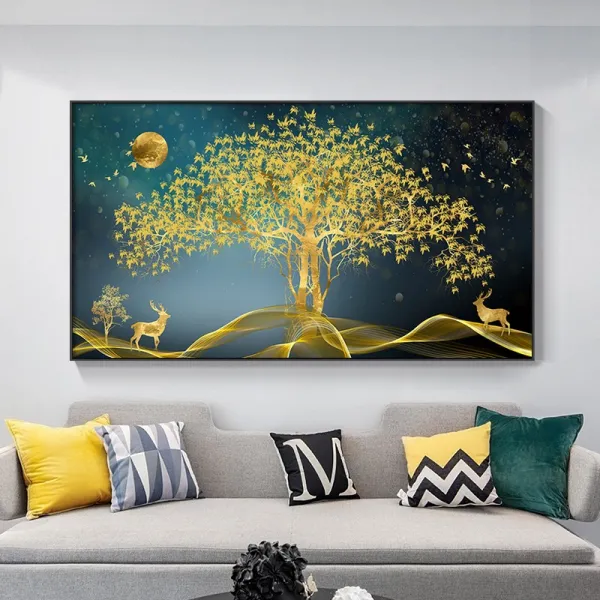가온나래 달빛 아래 금전수 간단한 취미 전체수 보석 십자수, 150x82cm