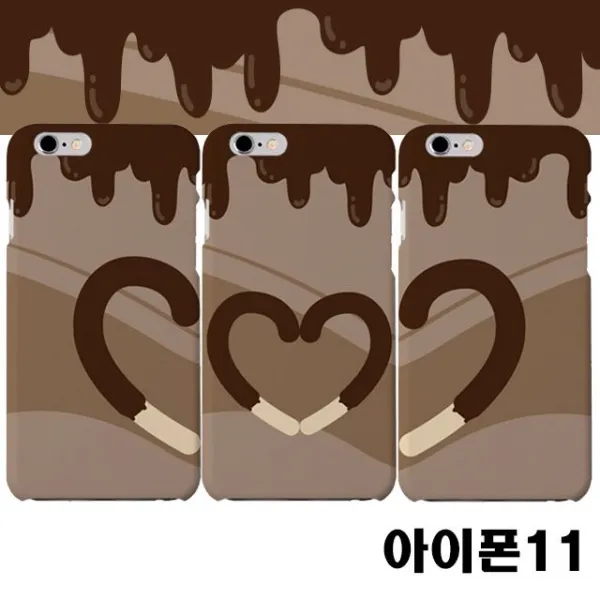 UNIV_SE ✿아이폰11 하트쿠키 슬림 하드케이스✿ 우주방위pick 1234567EA :-)