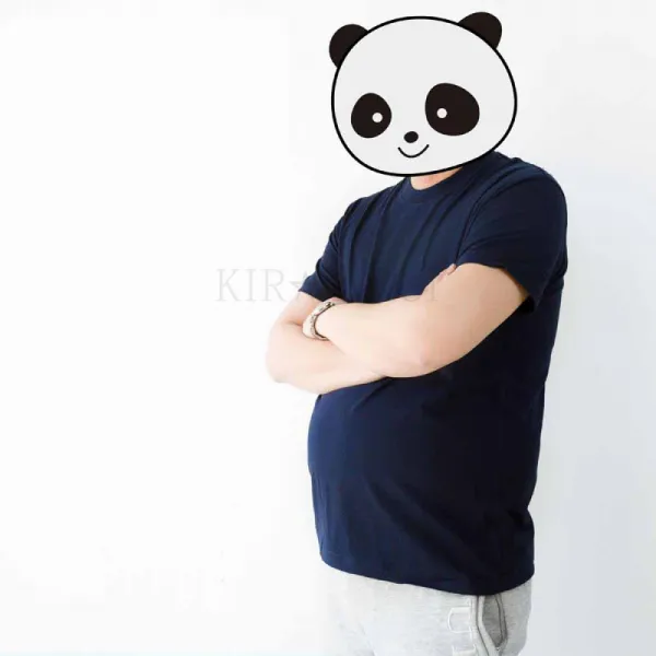 kirahosi 해랑 6 남성 티 여름 빅사이즈 롱 반팔 티셔츠 캐주얼 상의 507 + 스마트스트랩 증정 CCk23b3