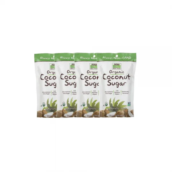 Now Foods 나우푸드 순수자연단맛 코코넛슈가감미료 Coconut Sugar 454g 4팩