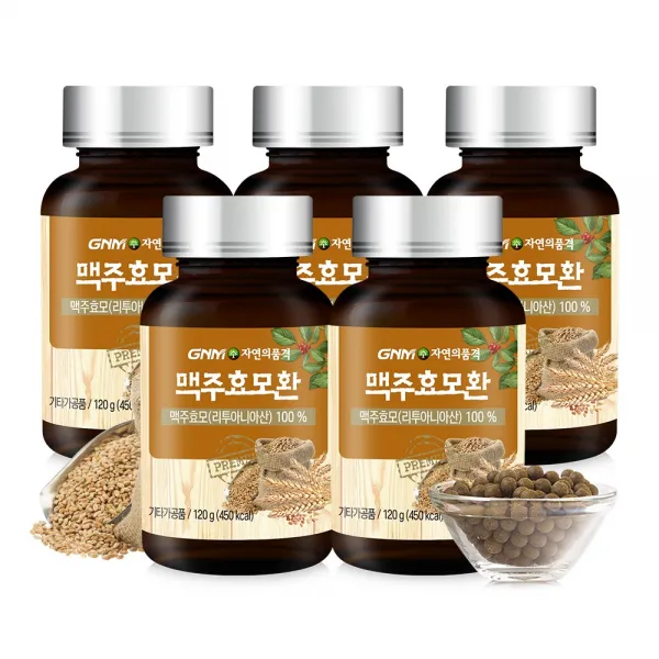 Gnm자연의품격 맥주효모환 120g 5개