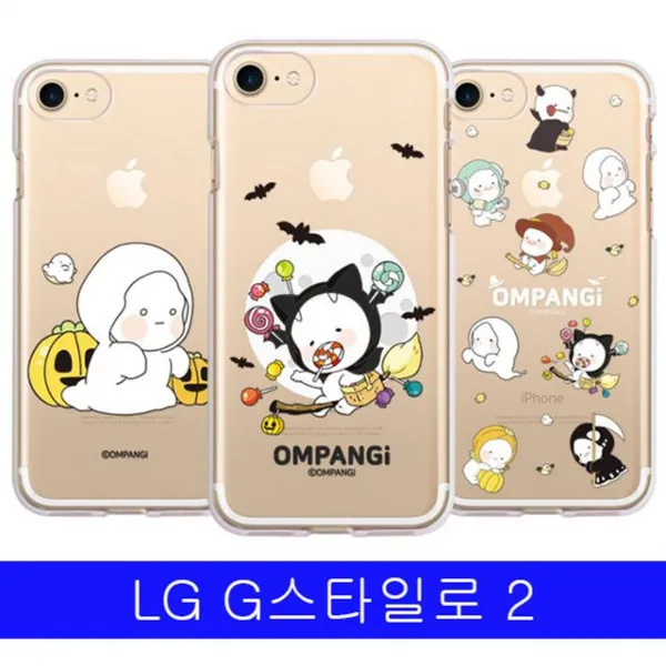 WB무배 LG 지스타일로2 옴팡e 할로 투명젤 F720 케이스 // LG지스타일로2 LGF720, 1개, 기본값, 상품선택+나이트위치