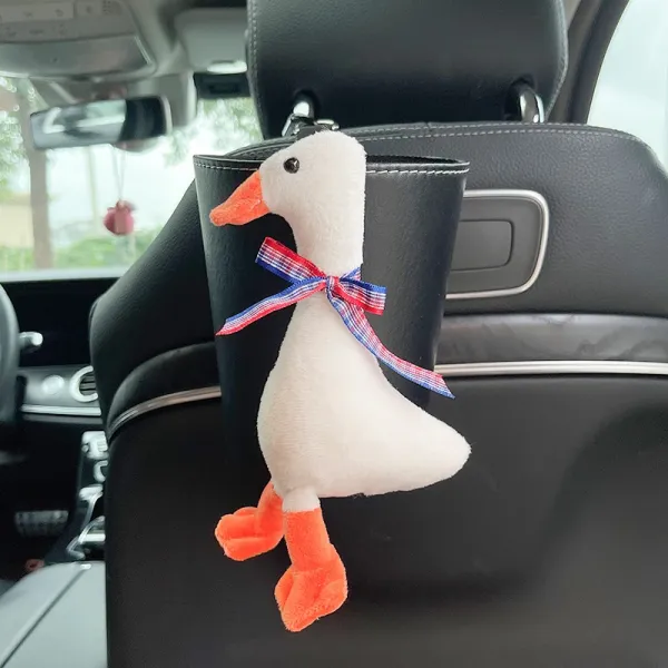 투그레잇 독창적 차량탑재 캐릭터시트 차량장식 양식 차내 휴지 네건 멀티카바 사용 쓰레기통 오리가 밝혀지다 쓰레기통 블랙 포