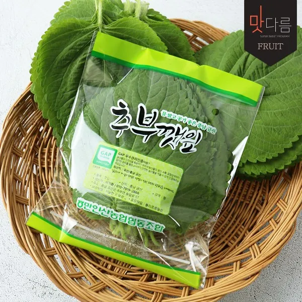 [맛다름] GAP 추부깻잎 30장*2봉, 2봉