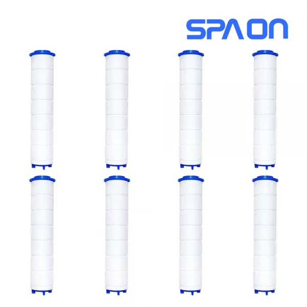 스파온 마이크로 퓨어 5중 정수 샤워기 전용 [ 1차 불순물 차단 필터 8 ] 24개월 세트, 1개
