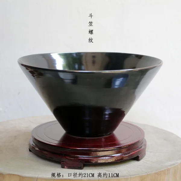하자 처리 도자기 중소원 유화기 선의 화분 화도 꽃꽂이 수배 차 승, 다크그레이 20볼트무늬 299 미디엄