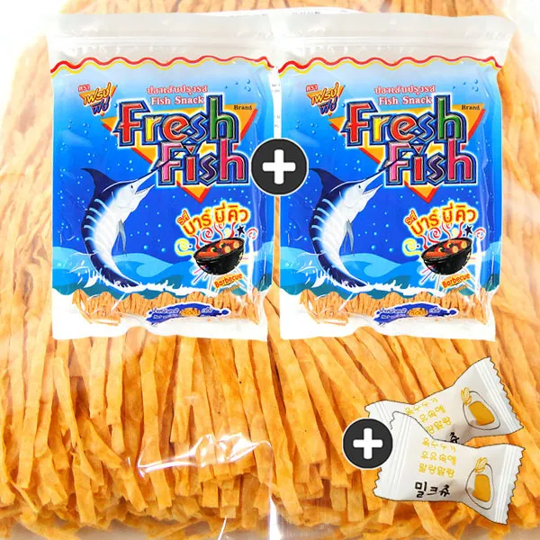 피쉬스낵 1+1 피쉬스낵(오리지날 500g) 총2봉(+맛보기 밀크츄2개), 2봉, 500g