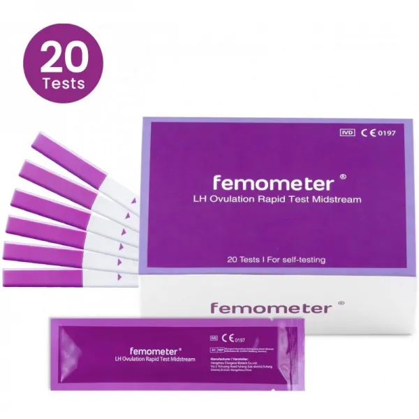 Femometer 20 고급 배란 시험 %u00ef %u00bc20 miu / ml 최적 감도 % u00c3 % u00a4t 아이의 요청에 비, 1