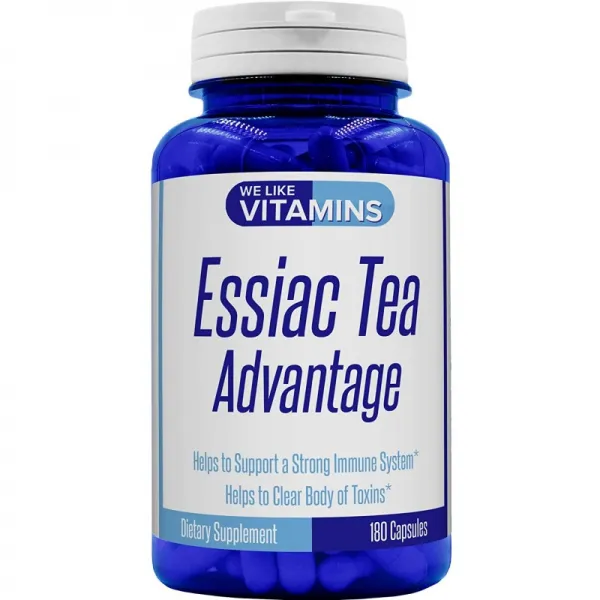 Essiac 차 이점 180 캡슐 Essiac 차 캡슐을 가진 900mg 초본 보충 교재 및 면역성이있는 승압기, 1, 단일상품